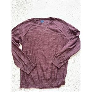 Mens J Crew  Long Sleeve Lightweight Sweater - Crew‎ Neck - Cotton Size Medium